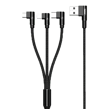 کابل سه سر ریمکس مدل RC-167th به طول 1 متر